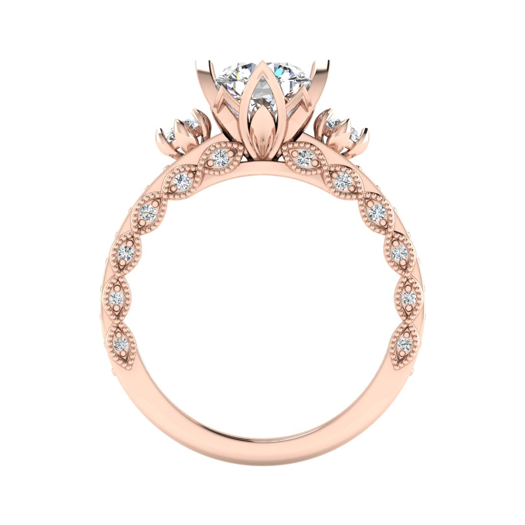Veronica Accented Engagement Ring